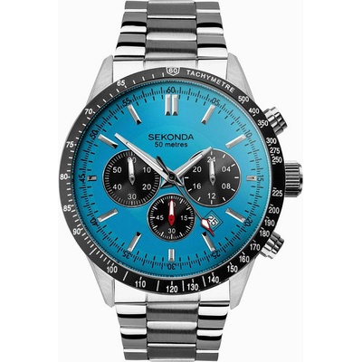 Sekonda Мъжки аналогов часовник Sekonda Velocity Chronograph - S-30024.00 (S-30024.00)