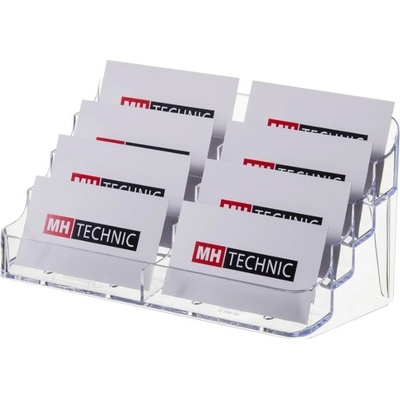 NDC Stojánek na vizitky s osmi zásobníky, kaskádový, 5 ks – Zboží Dáma