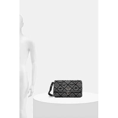 Zadig&Voltaire Памучна чанта zadig&voltaire rocky ii denim monogram (lwba04065)