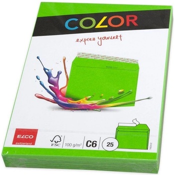 Elco Пощенски плик, C6, 114 х 162 mm, 100 g, прав капак със (1560120024)