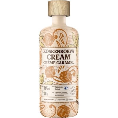 Koskenkorva Cream Créme Caramel 15% 0,5 l (čistá fľaša)