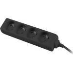 Lanberg power strip 1m, 4 sockets, s for UPS system (PS0-04E-0100-IEC-BK)