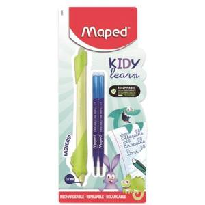 Maped Ролерна писалка за учене на писане с пълнител, 0, 7 мм, изтриваема, MAPED "KIDY Learn MAGIC", смесени модели 229501 (229501)