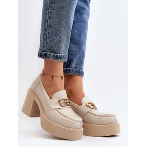 Step in style Дамски половинки на дебел ток модел 192289 Step in style