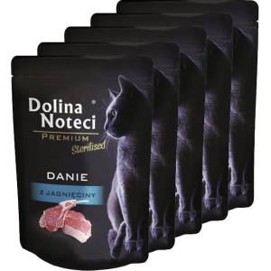 Dolina Noteci Premium Cat Dish with Lamb 5 x 85 г