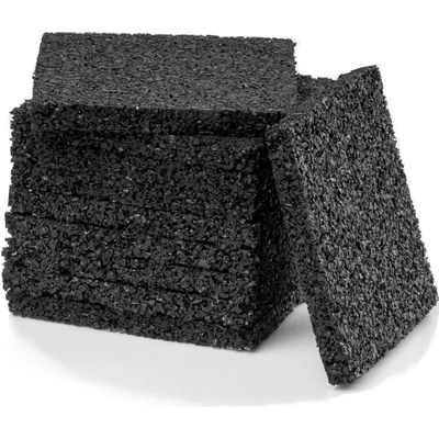 Gumová (granulátová) podložka pod hranol Rozměr podložky: 100 x 50 x 8 mm – Zboží Mobilmania