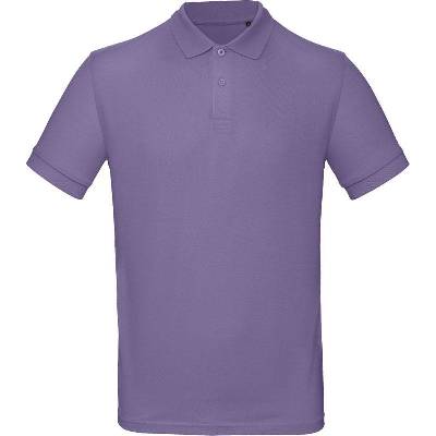 B&C Inspire Polo men pánske piqué polo tričko fialové lilac millennial