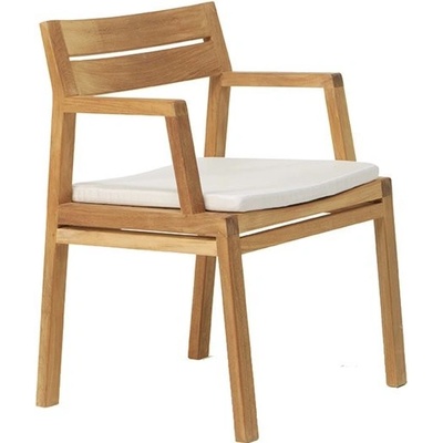 Ethimo Jídelní křeslo Costes, Ethimo, 57x57x85 cm, teakové dřevo, bez polstrů