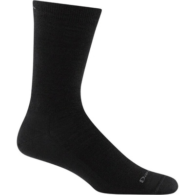 Darn Tough Lifestyle Crew Lightweight no cushion solid black