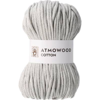 Atmowood cotton 5 mm - sivá
