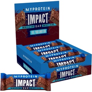 Myprotein Impact Protein Bar [12 x 64 грама] Тъмен шоколад с морска сол