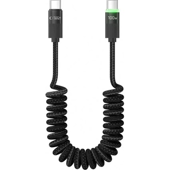 Tech-Protect UB20T Ultraboost USB Type-C кабел PD100W/5A 180 см - черен