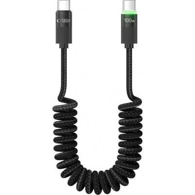 Tech-Protect UB20T Ultraboost USB Type-C кабел PD100W/5A 180 см - черен