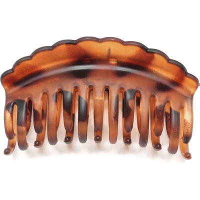 Skřipec na vlasy s obloučkovým okrajem Barva: hnědá – Zboží Mobilmania