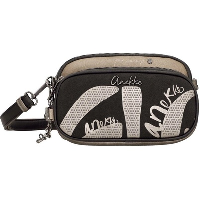 Anekke malá taupe/černá crossbody kabelka 43633-455