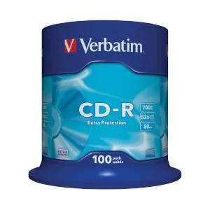 Verbatim CD-R 700MB 52x cake 100 43411