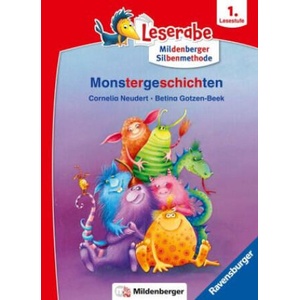 Monstergeschichten - lesen lernen mit dem Leseraben - Erstlesebuch - Kinderbuch ab 6 Jahren mit Silbengeschichten zum Lesenlernen (Leserabe 1. Klasse | Cornelia Neudert, Betina Gotzen-Beek (2024)