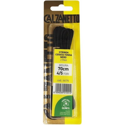 Calzanetto okrúhle čierne 4 ks