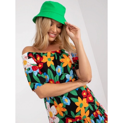 Šaty s farebnými kvetmi v španielskom štýle RO-SK-5015.32P black-multicolour