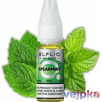 Elf Bar Elfliq Salt Spearmint 10 ml 10 mg