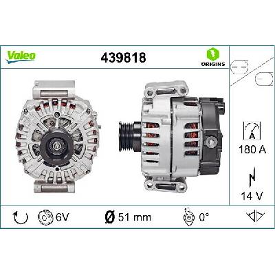 Alternátor VALEO 439818