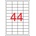 APLI Етикет, универсален, 48, 5x25, 4 mm, APLI, 4400 етикета/пакет 1285/3129 (1285/3129)