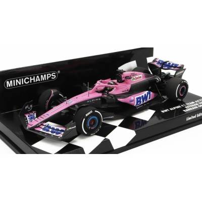 MINICHAMPS ALPINE F1 A523 TEAM BWT ALPINE N 31 SEASON 2023 ESTEBAN OCON - BLUE PINK 1:43