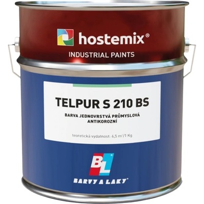 Barvy a laky Teluria Telpur S210BS 2v1 matná polyuretánová kováčska farba 4 kg kováčska čierna
