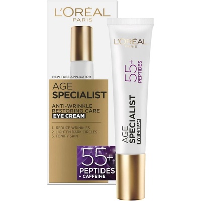 L'Oréal L'Oréal Age Specialist Околоочен крем, 55 +, 15 ml