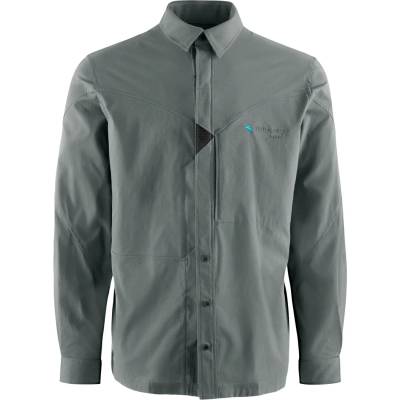 Klättermusen Мъжка риза с копчета Klättermusen Garm L/S Shirt - Teal Grey (033-3182-0212)