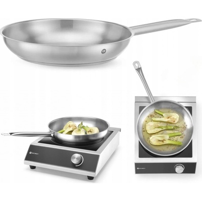 Hendi Kitchen Tradiční pánev Line nerezová ocel 28 cm
