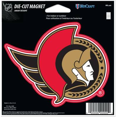 Wincraft Magnet Ottawa Senators NHL Die Cut Magnet