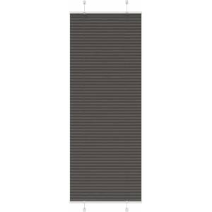 vidaXL Плисирана щора черна 80x200 cm Ширина на плата 79, 4 cm (4015156)