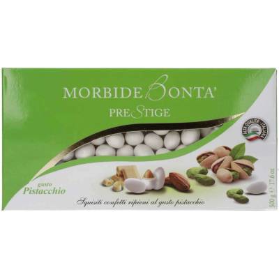 Prestige mandle v čokoláde pistácia 500 g