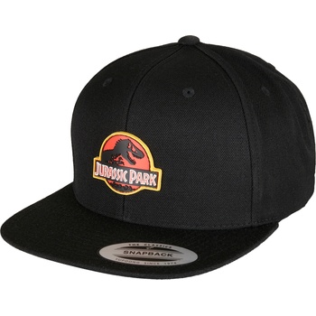 MERCHCODE Шапка с козирка в черен цвят Merchcode Jurassic Park Logo SnapbackUB-MC741-00007 - Черен, размер one size