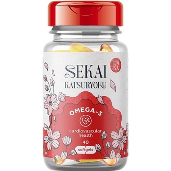 Sekai Katsuryoku Omega-3, 40 софгел капсули, Sekai Katsuryoku (7213-00)