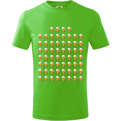 Narodeniny 60x pivo tričko detské Apple Green