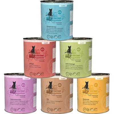 catz finefood 24 x 800 g mix (6 druhů)