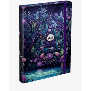 Baagl Лилави корици за ученически тетрадки A4 Baagl Jungle Panda BAAGL | Lilav | Момчешки | ONE SIZE