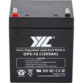 Image 1 of JYC Оловен акумулатор JYC 12V 5Ah F1 (4400000041)