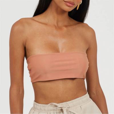 Brave Soul Дамско горнище Brave Soul Brave Womens Bikini Tops - Rose Tan