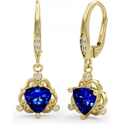 Couple Antoinette II žluté zlato s barevnými zirkony 6630389-0-0-2