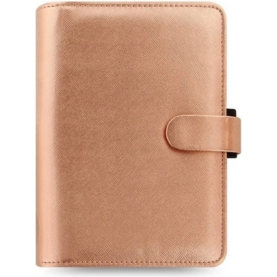 Filofax Saffiano A6 týždenný 2022 Rose Gold