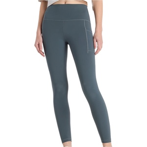New Balance Дамски клин за бягане New Balance Women's Sleek Pocket High Rise Legging 25'' Running tights - Grey - размер XS (127-1102-0212)