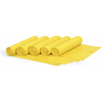 B2B Partner Pytle na odpad 120l LDPE 60µm 10 x 20 ks žlutý