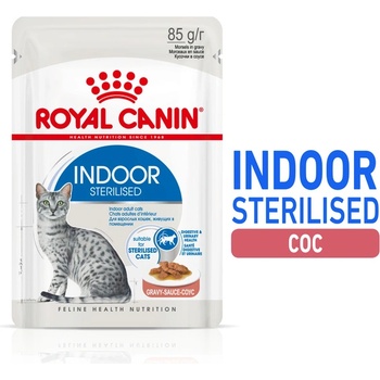 Royal Canin Хапки в сос Royal Canin Indoor Gravy - 1.02кг