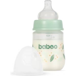 Baboo Anti-colic Feeding Bottle шише против колики за деца от раждането им Peachy Keen, 0 m+