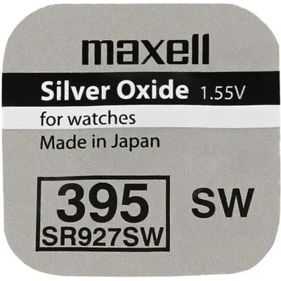 Maxell Бутонна батерия сребърна maxell sr-927 sw /395/399/ ag7 1.55v (ml-bs-sr-927-sw)