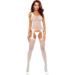 Passion Bodystocking BS122 White
