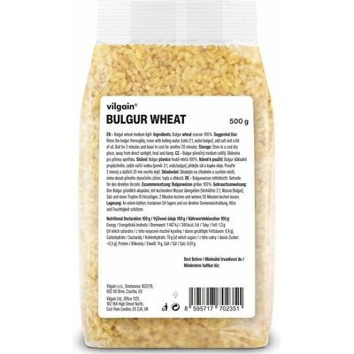 Vilgain Bulgur 0,5 kg – Zbozi.Blesk.cz